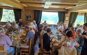 Repas à Combloux